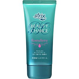 Atrix Beauty Charge Зволожуючий крем для рук з гіалуроновою кислотою з ароматом троянди і ягід, 80 г