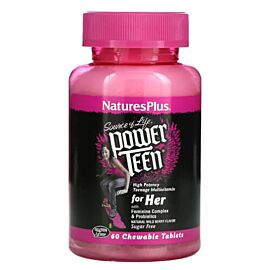 NaturesPlus Power Teen for Her 60 жувальних таблеток