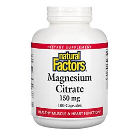 Natural Factors Magnesium Citrate 180 капсул