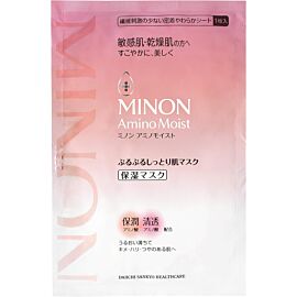Minon Amino Moist Plump Moist Skin Mask зволожуюча тканинна маска з амінокислотами, 1 шт