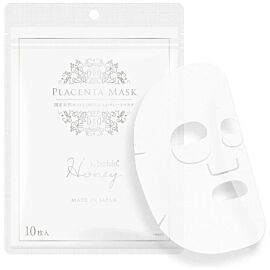 Honey by Belu Placenta Mask зволожуючі тканинні маски для обличчя, 10 шт.