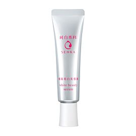 Shiseido Senka White Beauty Serum Відбілююча сироватка з транексамовою кислотою, протеїнами шовку, 35 мл