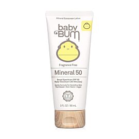 Baby Bum Mineral SPF 50 Натуральний санскрін з оксидом цинку без запаху для всієї родини, 88 мл