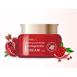 DEOPROCE Whitening Anti-Wrinkle Pomegranate Cream антивіковий крем з екстрактом граната та ніацинамідом, 100 г