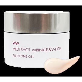 Meishoku WW Medi Shot Wrinkle & White All In One Gel in one gel антивіковий освітлюючий гель для обличчя, 75 г