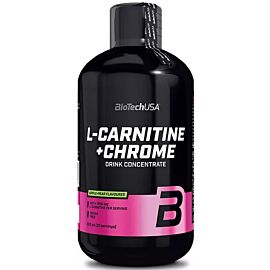 BioTech USA Liquid L-Carnitine + Chrome 500 мл, Апельсин