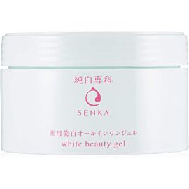 Shiseido Senka White Beauty Gel відбілюючий і зволожуючий гель 5 в 1 з протеїнами шовку, 100 мл