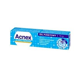 Acnex точковий гель від чорних цяток з екстрактом чайного дерева і бісабололом для шкіри, схильної до акне, 15 г