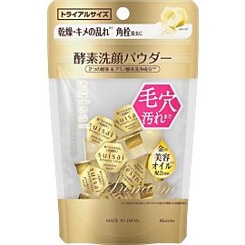 Kanebo Suisai Beauty Clear Gold Powder Wash ензимна зволожуюча пудра для вмивання, 0,4 г 15 шт