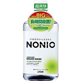 LION NONIO Splash Citrus ополіскувач рота з тривалим захистом від неприємного запаху, цитрус і м'ята, 1000 мл