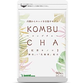 Seedcoms Kombucha Нормалізація травлення і відновлення з чайним грибом, 90 капсул на 90 днів