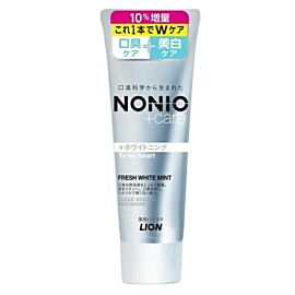 Lion Nonio Plus відбілююча профілактична паста для чутливих зубів, фтор 1450 ppm , з LSS, 143 г