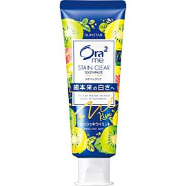SUNSTAR Ora2 Me Stain Clear Fresh Kiwi Mint видалення зубного нальоту, відбілювання, м'ята і ківі, 130 г