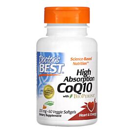 Doctor Best High Absorption CoQ10 200 mg 60 капсул