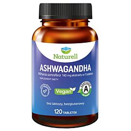 Naturell Ashwagandha Екстракт ашваганди 140 мг, 120 таблеток