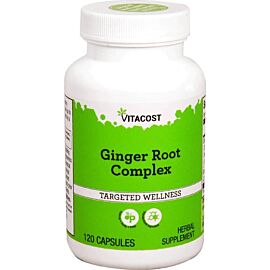 Vitacost Ginger Root Complex Екстракт імбиру, 120 капсул