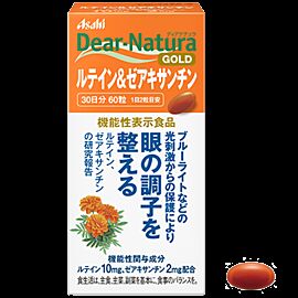 Asahi Dear Natura Gold Лютеїн 10 мг і зеаксантин 2 мг, 60 капсул на 30 днів