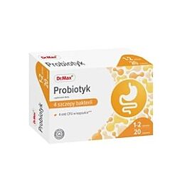 Dr.Max Probiotyk 4 види лакто і біфідо бактерій 20 капсул