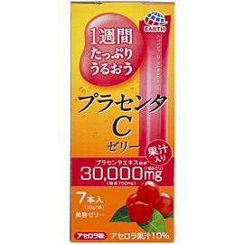 Earth Biochemical Placenta C Jelly Плацента желе з вітаміном С, смак ацероли, 7 шт по 10 г