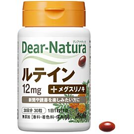 Asahi Dear Natura Лютеїн 12 мг + екстракт клена Максимовича 20 мг, 30 капсул на 30 днів