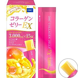 DHC Collagen Jelly EX Колаген желе зі смаком манго 3000 мг, 15 шт по 15 г