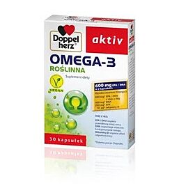 Doppelherz Aktiv Omega-3 вегетаріанська з мікроводоростей, 30 капсул
