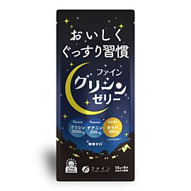 FINE JAPAN Glycine Premium ЖЕЛЕ з гліцином , GABA, L-теаніном, 6 стіків по 15 грам