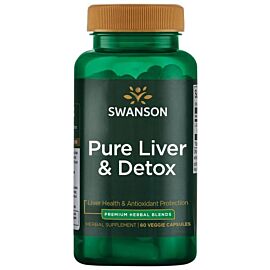 Swanson Ultra Pure Liver & Detox Регенерація та очищення печінки, 60 капсул