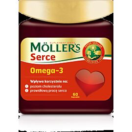 Tran Mollers Omega-3 Heart омега-3, 60 капсул