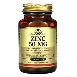 Solgar Zinc 50 mg 100 таблеток