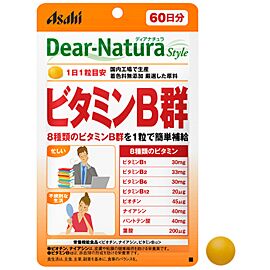 Asahi Dear Natura комплекс вітамінів групи В, 60 таблеток на 60 днів