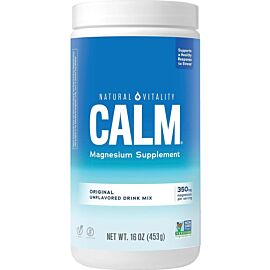 Natural Vitality Calm магній для сну та розслаблення, без смакових добавок, порошок 453 г