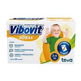 Teva Vibovit Bobas мультивітаміни для дітей 2-4 років, 30 саше