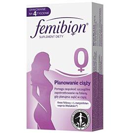 Femibion 0, Планування вагітності, вітамінний комплекс, фолієва кислота + йод, 28 таблеток
