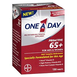 BAYER One-A-Day Proactive 65+ Multivitamin Мультивітаміни 65+, 150 таб