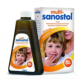 Multi-Sanostol рідкі смачні вітаміни для дітей від 1 року, 300 г