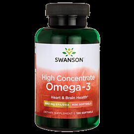 Swanson EFAs High Concentrate Omega-3 риб'ячий жир, 120 ЖК