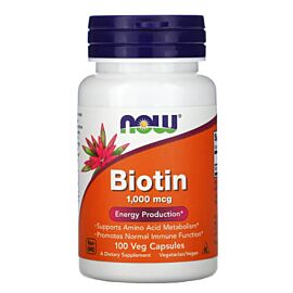 NOW Biotin 1,000 mcg 100 капсул