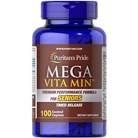 Puritan's Pride Mega Vita Min Multivitamin for Seniors Timed Release 100 таблеток