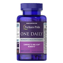 (Поломана кришка) Puritan's Pride One Daily Women's Multivitamin 100 таб.
