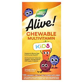 Nature's Way Alive Kid's Chewable Multivitamin 120 жувальних таблеток