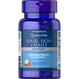 Puritan's Pride Hair Skin Nails Quick Dissolve 90 таблеток