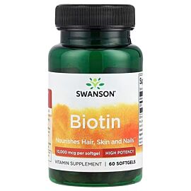 Swanson Biotin 10 000 60 капсул