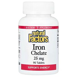 Natural Factors Iron Chelate 25 mg 90 таблеток