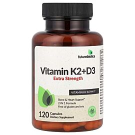 Futurebiotics Vitamin K2 + D3 Extra Strength 120 капсул