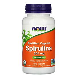NOW Spirulina 500 mg 100 таблеток