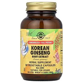 Solgar Korean Ginseng Root Extract 60 капсул