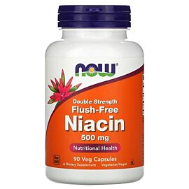 NOW Flush-Free Niacin 500 mg 90 капсул