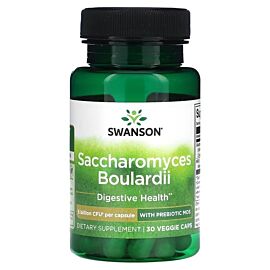 Swanson Saccharomyces Boulardii with Prebiotic MOS 30 капсул