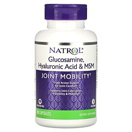 Natrol Glucosamine Hyaluronic Acid & MSM 90 капсул